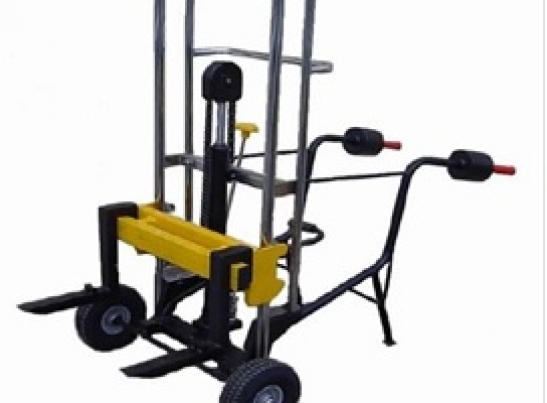 Hydrauliczny wózek do demontażu, montażu i transportu resorów