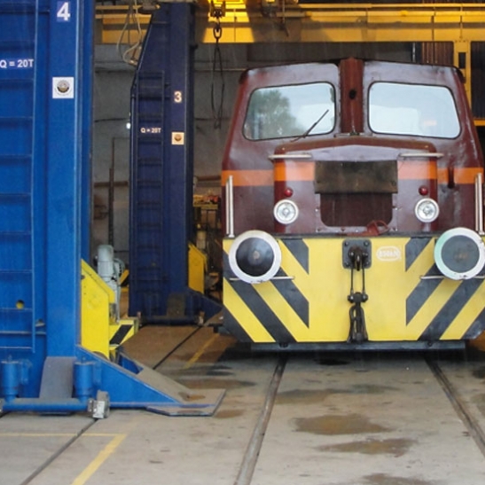 Reparatur und Wartung von Lokomotiven